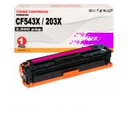Compatible HP CF543X / CF543A Magenta Toner 203X / 203A para HP Color LaserJet Pro M254, M280, M281