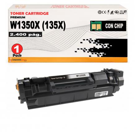 Compatible HP W1350X (CON CHIP NO usar en HP+ y en impresoras que acaban en E) Cartucho de Toner 135X para HP LaserJet M209 / MFP M234