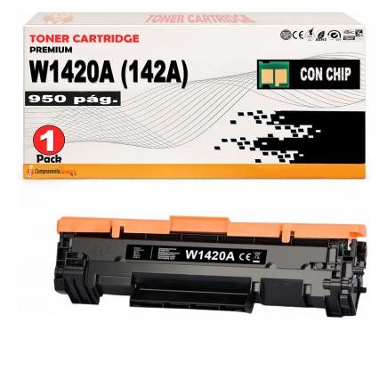 Compatible HP W1420A / 142A (NO usar en impresoras que terminan en E) Toner para HP M109, M110, M112, MFP M139, M140, M141, M142