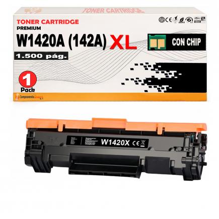 Compatible HP W1420A XL / 142A (NO usar en impresoras que terminan en E) Toner para HP M109, M110, M112, MFP M139, M140, M141, M142
