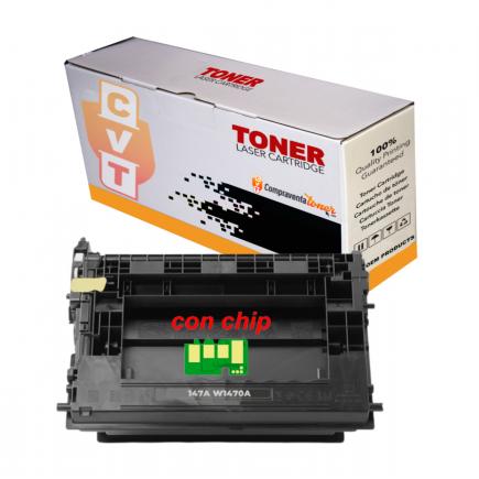 Compatible HP W1470A / 147A (CON CHIP) Negro Toner para LaserJet Enterprise M610, M611, M612, M634, M635, M636