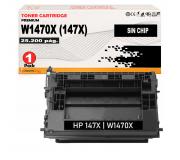Compatible HP W1470X / 147X (SIN CHIP) Negro Toner para LaserJet Enterprise M610, M611, M612, M634, M635, M636