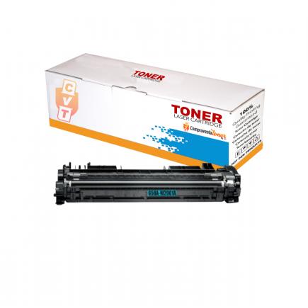 Compatible HP W2001A / 658A Cyan Cartucho de Toner para HP Color LaserJet Enterprise M751