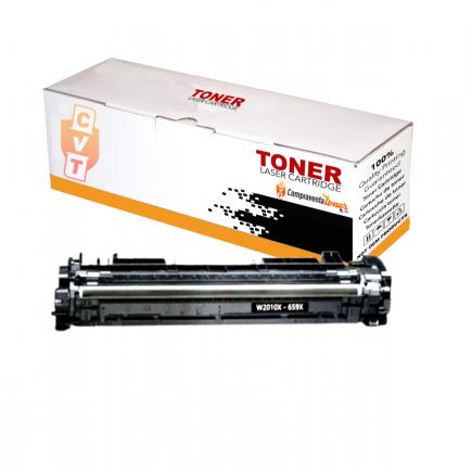 Compatible HP W2010X / 659X Negro Cartucho de Toner para HP Color Laserjet Enterprise M856dn M856x MFP M776dn MFP Flow M776zs M776x M776z