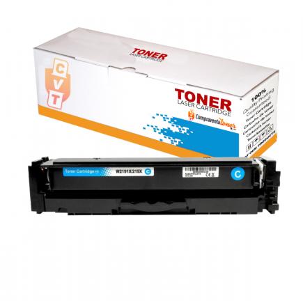 Compatible HP W2191X / 219X Cyan Cartucho de Toner para HP Color LaserJet Pro 3202 / MFP 3302
