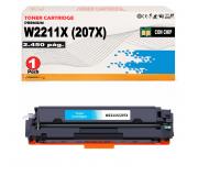 Compatible HP W2211X / 207X (CON CHIP) Toner Cyan para HP Color LaserJet Pro M255, M282, M283