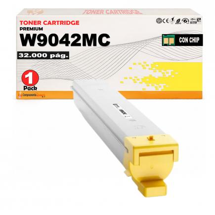 Compatible HP W9042MC Amarillo Toner para Color Laserjet Managed MFP E 77820, 77822, 77825, 77830