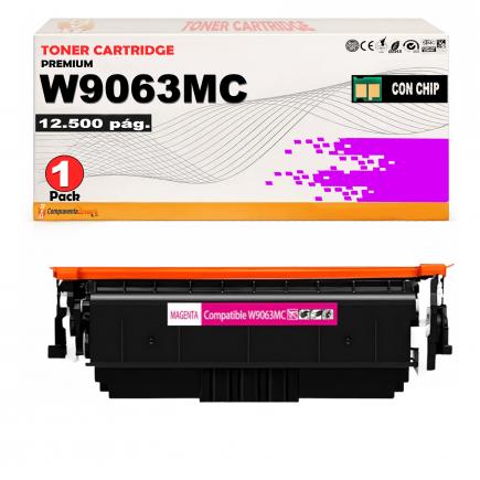 Compatible HP W9063MC Magenta Toner para HP Color LaserJet Managed E55040, E57540dn, E57540c
