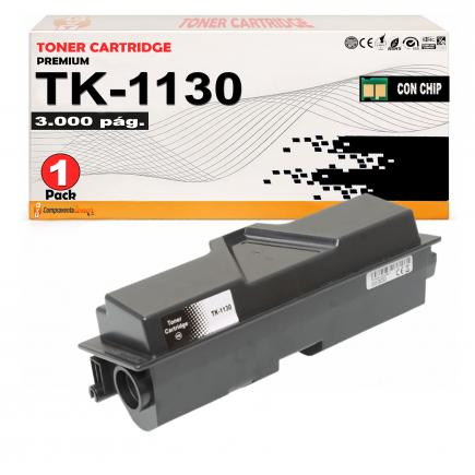 Compatible Kyocera TK1130 / TK-1130 Negro Cartucho de Toner 1T02MJ0NL0 / 1T02MJ0NLC