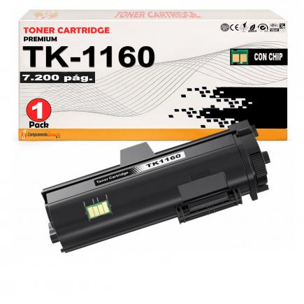 Compatible Kyocera TK1160 / TK-1160 - 1T02RY0NL0 Negro Cartucho de Toner para Kyocera Ecosys P2040DN P2040DW