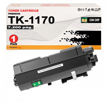 Compatible Kyocera TK1170 / TK-1170 Negro Cartucho de Toner para Kyocera Ecosys M2040, M2540, M2640