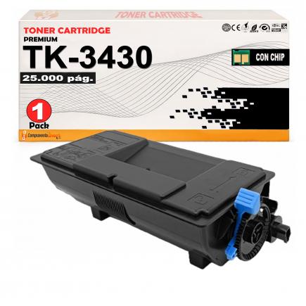 Compatible Kyocera TK3430 / TK-3430 - 1T0C0W0NL0 Cartucho de Toner Negro para Ecosys MA5500 ifx / PA5500 x