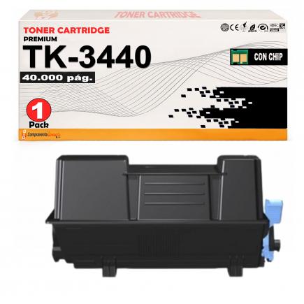 Compatible Kyocera TK3440 / TK-3440 Negro Cartucho de Toner para Ecosys PA6000x KL3 / MA6000ifx KL3  - 1T0C0T0NL0