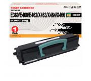 Compatible Lexmark E360 / E460 / E462 / X463 / X464 / X466 Negro Cartucho de Toner E360H11E / E360H21E / E460X31E