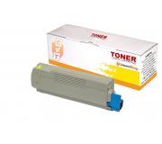 Compatible Oki C5600 / C5700 43381905 Amarillo Cartucho de Toner