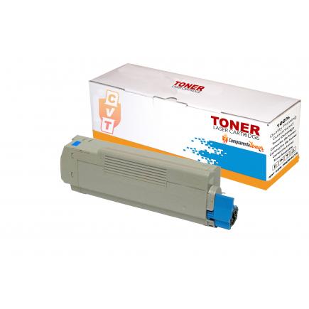 Compatible Oki C5650 / C5750 43872307 Cyan Cartucho de Toner