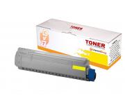 Compatible Oki C801DN / C821DN 44643001 Amarillo Toner