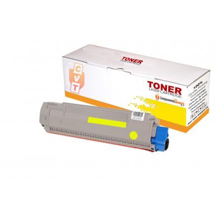 Compatible Oki C8600 / C8800 43487709 Amarillo Cartucho de Toner