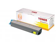 Compatible Oki C9600 / C9650 / C9800 / C9850 Amarillo 42918913 Toner