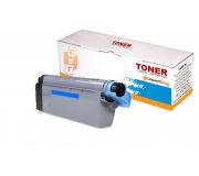 Compatible Oki Executive ES7411 / ES3032 Cyan Cartucho de Toner