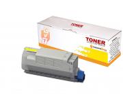 Compatible Oki Executive ES7470 / ES7480 Amarillo Cartucho de Toner 45396213