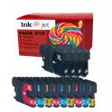 Compatible Pack 10 Brother LC980XL / LC1100XL Cartuchos de Tinta