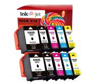 Compatible Pack 10 Epson 202XL Cartuchos de Tinta para XP6000, XP6005, XP6100, XP6105