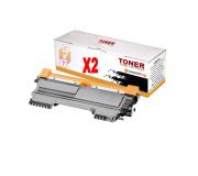 Pack 2 Toner Compatibles TN2220 / TN-2220 para Brother DCP 7055 7060 7065 7070 - Fax 2840 2940 - HL 2130 2132 2135 2240 2250 2270 2310 - MFC 7360N 7460 7860