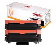 Compatible Pack 2 Brother TN2420 / TN-2420 Negro Cartuchos de Toner