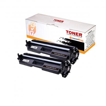 Compatible Pack 2 Canon 047 Negro Toner para I-Sensys LBP112, LBP113, MF112, MF113, imageCLASS MF113