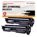 Compatible Pack 2 Canon 051 Negro Toner para Canon LBP162, MF264, MF267, MF269, LBP160