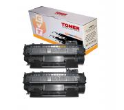 Compatible Pack 2 Canon 719 / 3479B002 Negro Cartucho de Toner