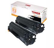 Compatible Pack 2 Canon 725 / 712 / 713 / 726 Negro Cartuchos de Toner