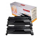 Compatible Pack 2 HP CF226A / 26A Negro Toner para HP LaserJet Pro M402, MFP M426