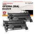 Compatible Pack 2 HP CF226A / 26A Negro Toner para HP LaserJet Pro M402, MFP M426