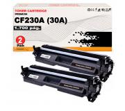 Compatible Pack 2 HP CF230A / 30A Negro Toner para HP LaserJet Pro M203, MFP M227