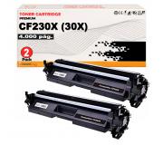 Compatible Pack 2 HP CF230X / 30X Negro Toner para HP LaserJet Pro M203, MFP M227