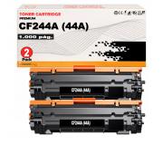 Compatible Pack 2 HP CF244A / 44A Negro Toner para HP LaserJet Pro M15, M17, M28
