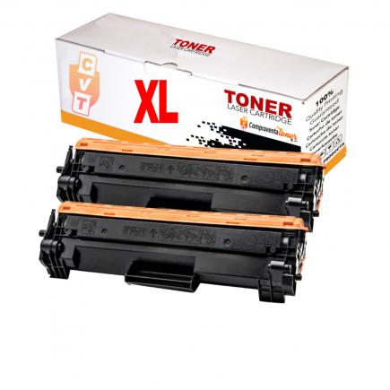 Compatible Pack 2 HP CF244XL / CF244A / 44A Toner Alta Capacidad