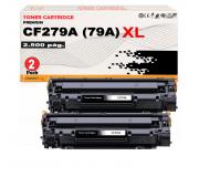 Compatible Pack 2 HP CF279A XL / 79A Toner Alta Capacidad para HP LaserJet Pro M12 , M26