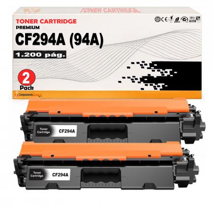 Compatible Pack 2 HP CF294A / 94A Toner Negro para HP LaserJet Pro M118, MFP M148