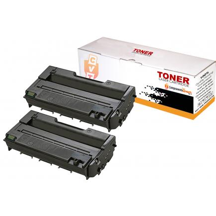 Compatible Pack 2 Ricoh Aficio SP300DN / 406956 Negro Cartucho de Toner