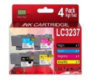 Compatible Pack 4 Brother  LC3237 / LC-3237 Cartuchos de Tinta para Brother HL-J6000DW HL-J6100DW MFC-J5945DW MFC-J6945DW MFC-J6947DW