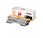 Pack 4 Toner Compatibles TN2220 / TN-2220 para Brother DCP 7055 7060 7065 7070 - Fax 2840 2940 - HL 2130 2132 2135 2240 2250 2270 2310 - MFC 7360N 7460 7860