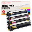 Compatible Pack 4 Brother TN230 / TN-230 Toner para DCP-9010, HL-3040, 3045, 3070, 3075 MFC-9120, 9125, 9320, 9325
