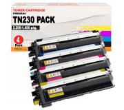 Compatible Pack 4 Brother TN230 / TN-230 Toner para DCP-9010, HL-3040, 3045, 3070, 3075 MFC-9120, 9125, 9320, 9325
