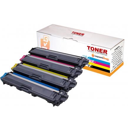 Compatible Pack 4 Brother TN247 / TN243 Toner para MFC-L3750CDW L3770CDW L3710CW DCP-L3550CDW L3510CDW L3210CW HL-L3230CDW