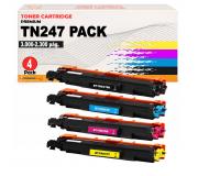 Compatible Pack 4 Brother TN247 / TN243 Toner para MFC-L3750CDW L3770CDW L3710CW DCP-L3550CDW L3510CDW L3210CW HL-L3230CDW