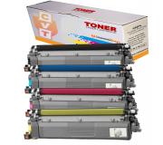 Compatible Pack 4 Brother TN249 Cartuchos de Toner para Brother HL-L8230CDW / HL-L8240CDW / MFC-L8340CDW / MFC-L8390CDW