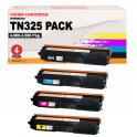Compatible Pack 4 Brother TN325 / TN-325 Toner para MFC-9460CDN 9465CDN 9970CDW DCP-9050CDN 9055CDN 9270CDN HL-4140CN 4150CDN 4570CDW 4570CDWT